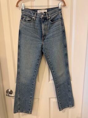 Apiece Apart Women's Straight-Leg Jeans - Light Blue Denim